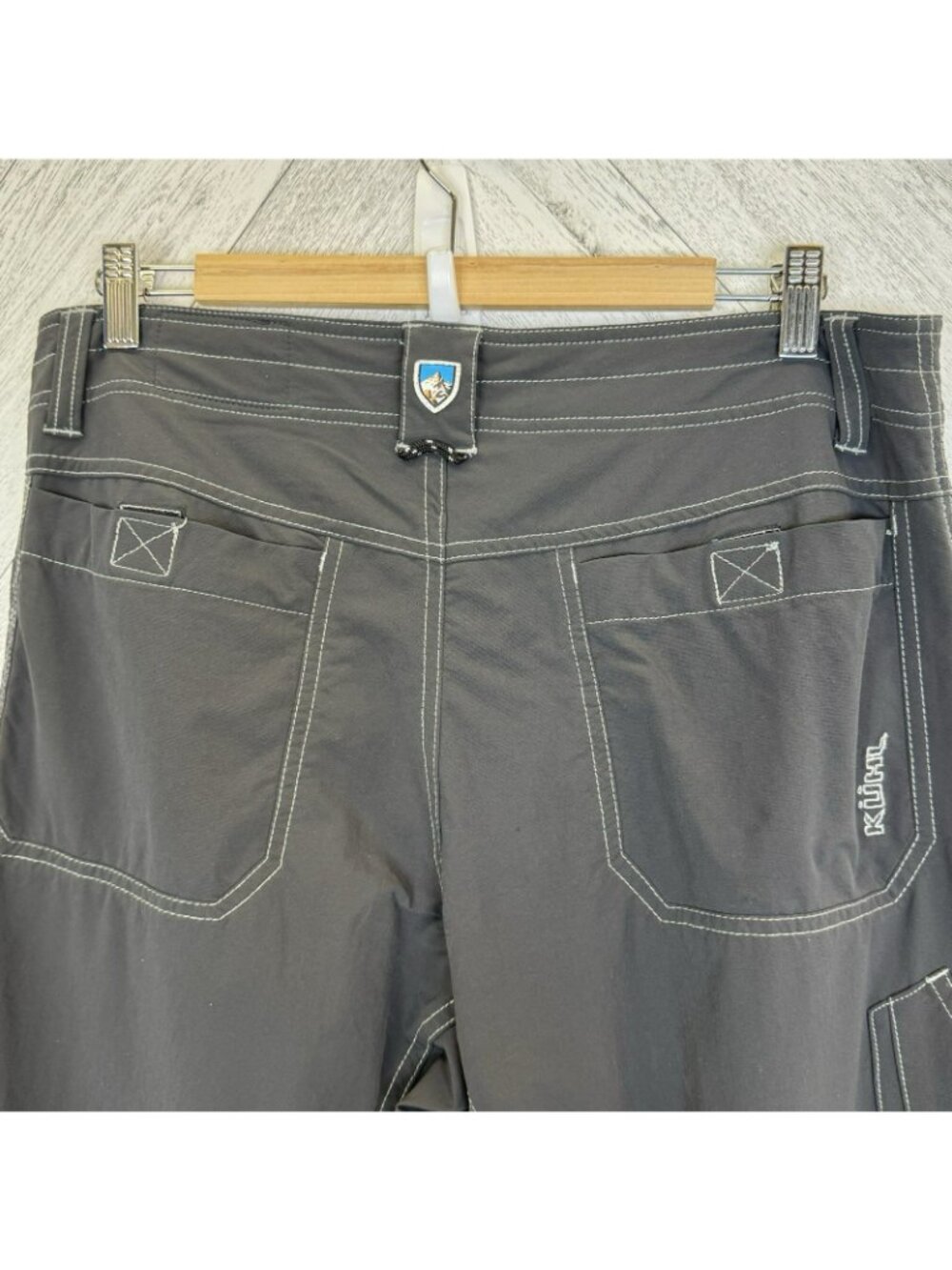 Kuhl Renegade Hiking Pants Mens 34x32 Gray Nylon Stretch Performance Outdoor - Picture 3 of 6